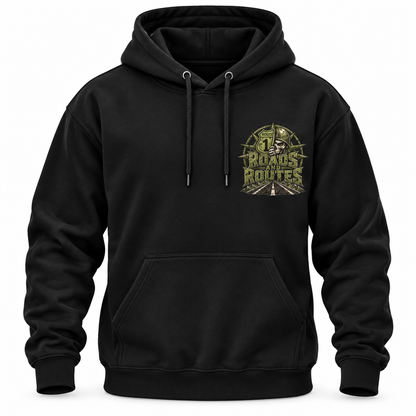 Interstate 185  Columbus, Georgia Military Route Hooded Sweatshirt