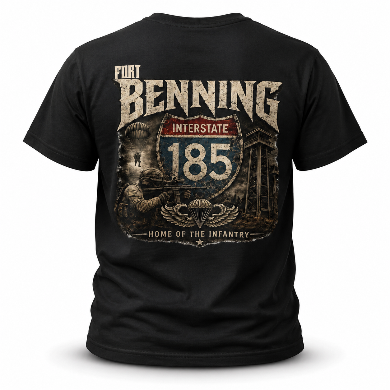 Fort Benning Interstate 185 Ranger Tribute Tee