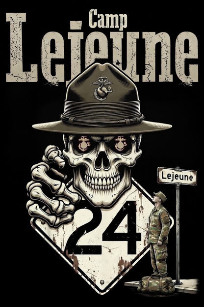 Camp Lejeune  Highway 24 North Carolina T-Shirt