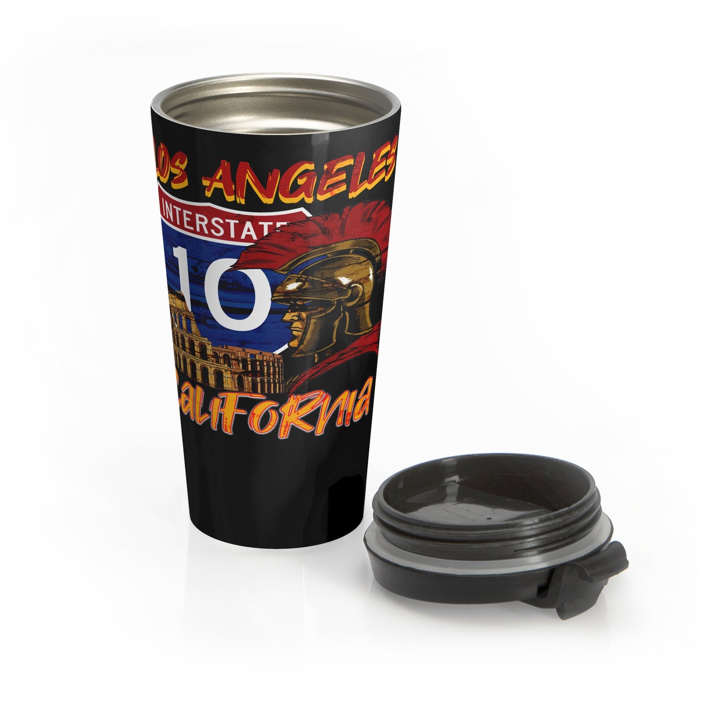 i-10 Los Angeles , Stainless Steel Travel Mug